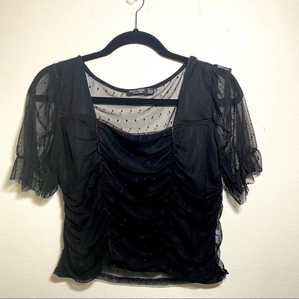 SHEER BLACK TOP